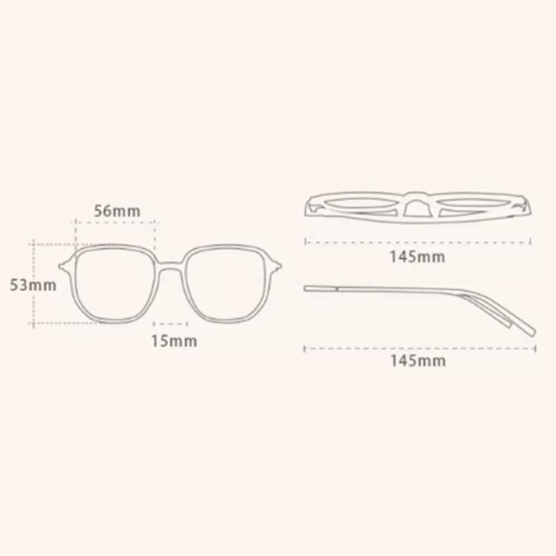 Glasses frames molding