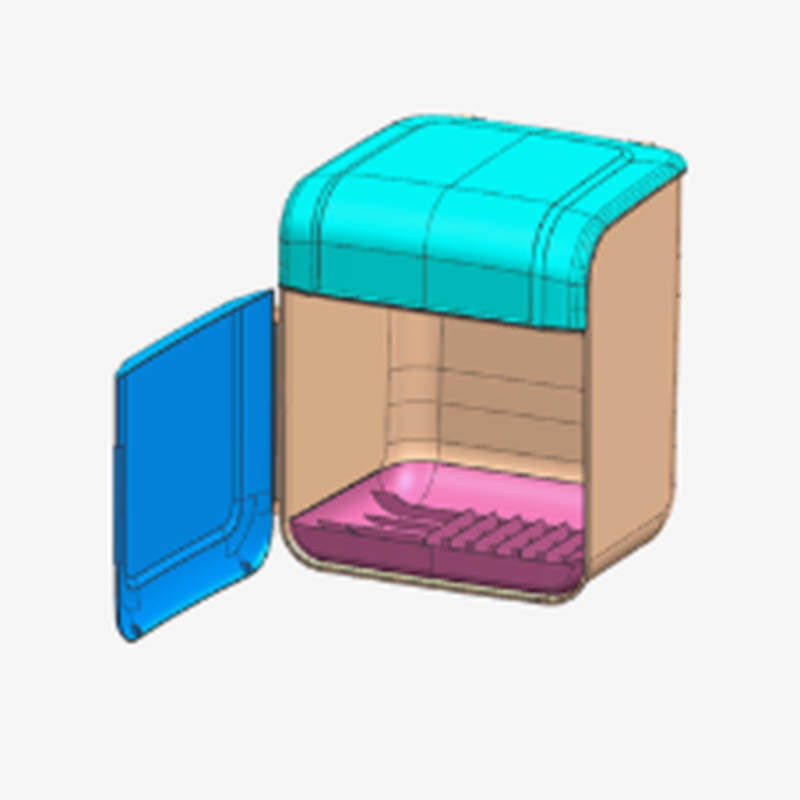 Tableware storage rack molding