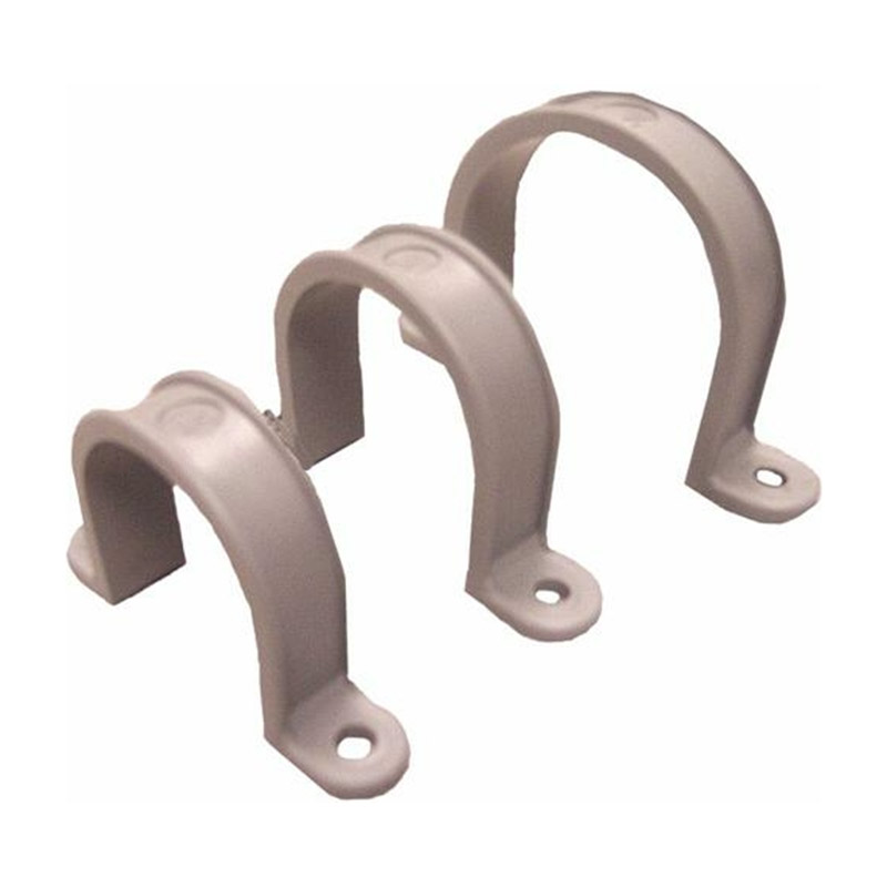 Plastic pipe straps molding