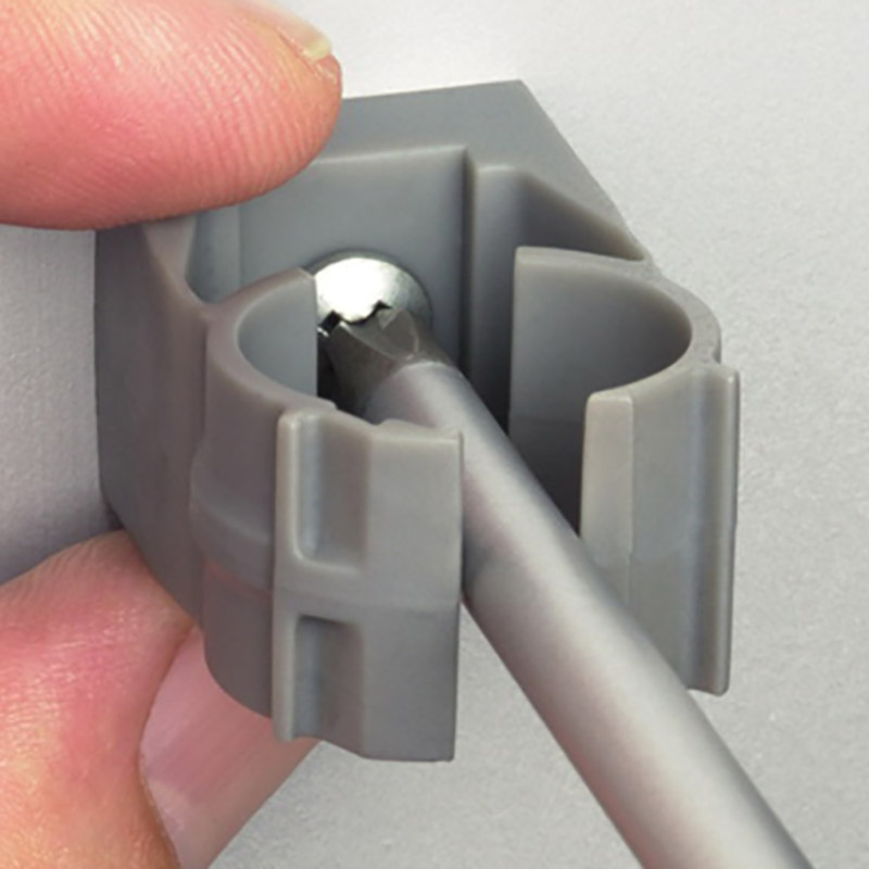 Plastic pipe anchors molding