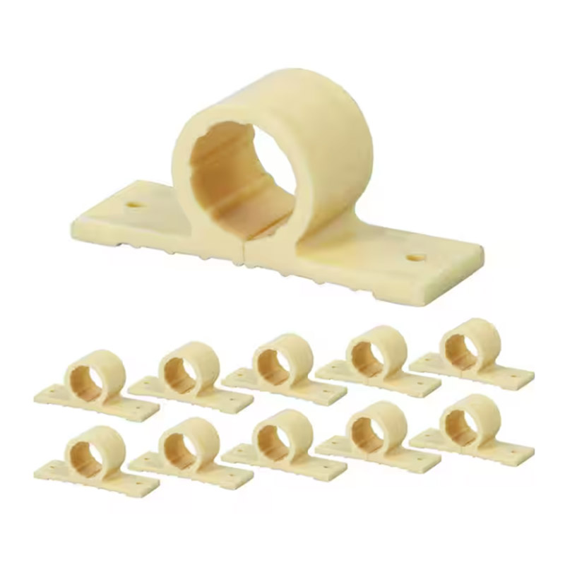 Plastic pipe anchors molding